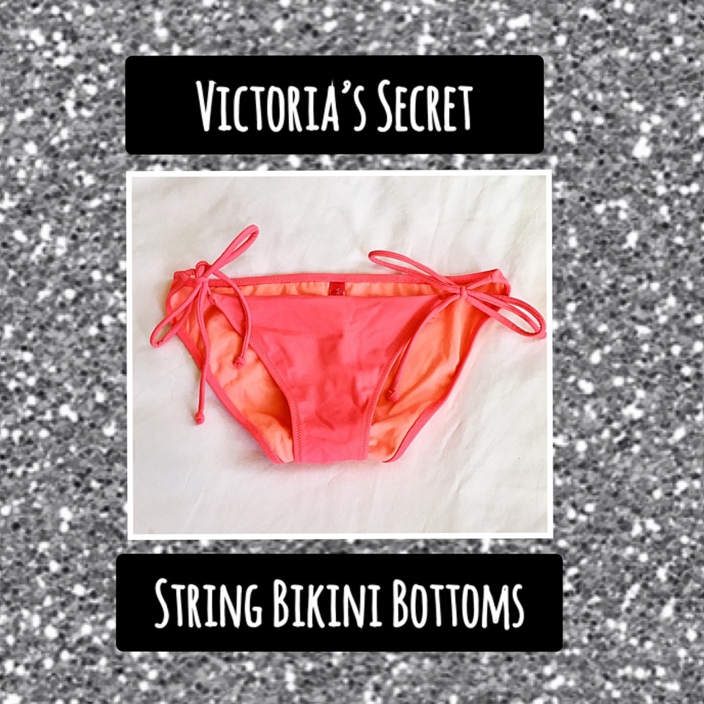 OWO- Neon Pink String Bikini by Victoria's Secret